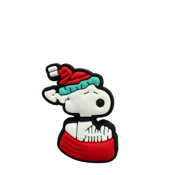Snoopy Peanuts Christmas Themed Croc Charm Jibbitz - Picture 1 of 2